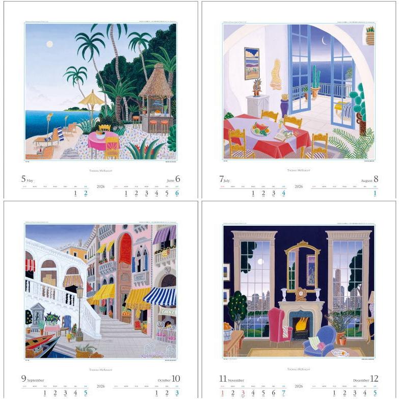 カレンダー トーマスマックナイト カレンダー 2026年カレンダー 壁掛け
