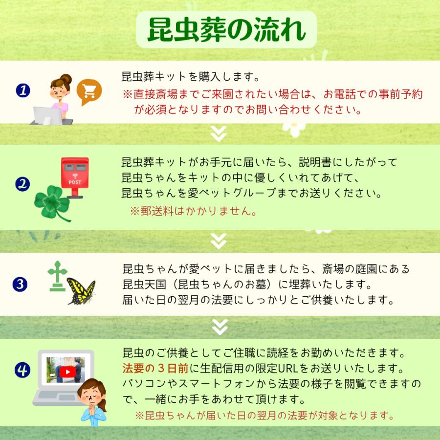 愛ペット 昆虫葬 郵送キットPLUS（埋葬・ご供養費・郵送料込み） |  | 08