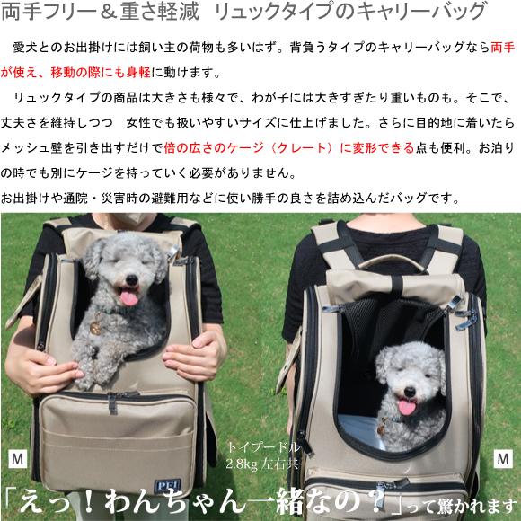 ペット キャリー リュック PFI 犬 猫 キャリーバッグ モダン お出かけ