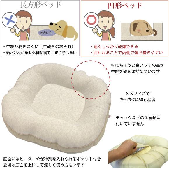 WHCY 犬 ベッド 洗える ペットベッド 犬用ベッド クッション Rベッド 