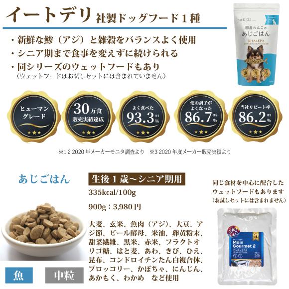 ドッグフード おためし 無添加 シニア 成犬 高齢犬 小分け 国産 お試し