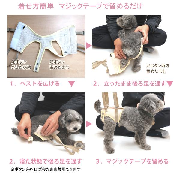 WHCY 犬 介護用ハーネス 介護 歩行補助 ハーネス メッシュ アシスト