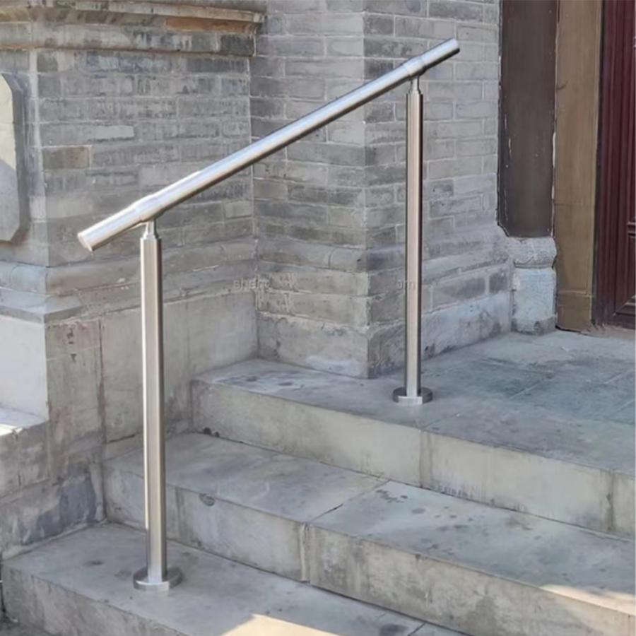 手すり 屋外 屋内 階段 玄関 手摺 段差 横幅140cm てすり ステンレス製