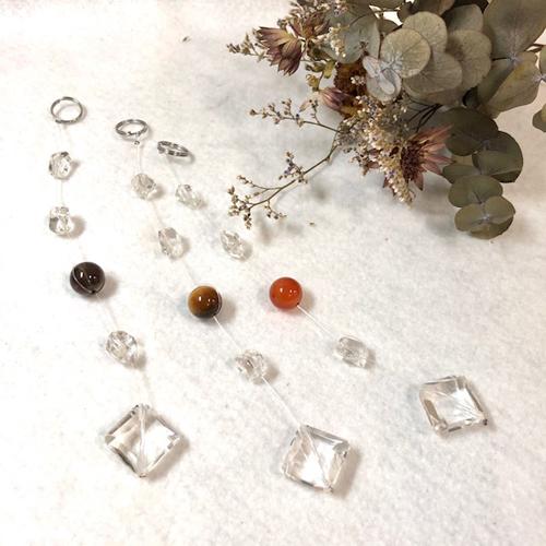 サンキャッチャー　新デザイン　当店人気　おすすめ　特価　レインボーメーカー　水晶　タイガーアイ　ローズクォーツ　他　天然石　パワーストーン　 |  | 17