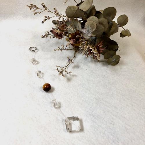 サンキャッチャー　新デザイン　当店人気　おすすめ　特価　レインボーメーカー　水晶　タイガーアイ　ローズクォーツ　他　天然石　パワーストーン　 |  | 04