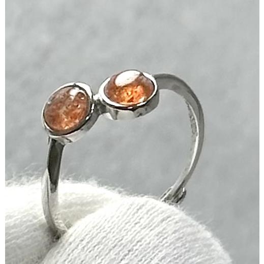 サンストーン リング 指輪 天然石 パワーストーン 長石 キラキラ