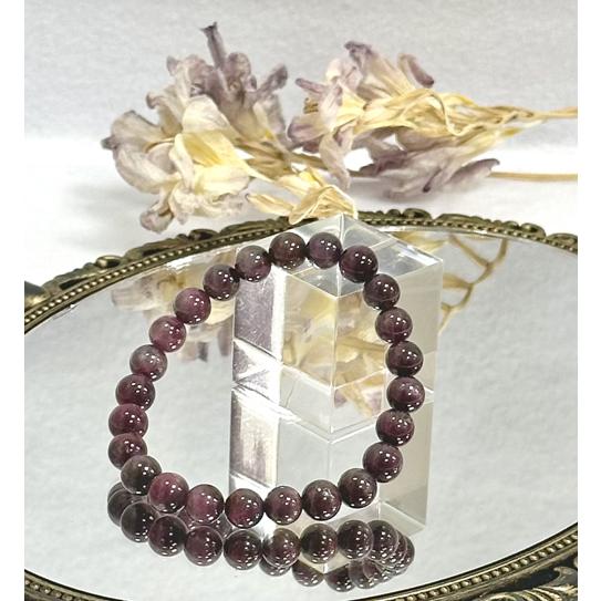 レッドトルマリン ルベライト トルマリン ブレスレット 約7.5ミリ