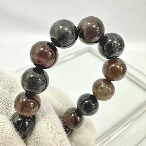 スキャポライト ブレスレット スキャポライトキャッツアイ 約8ミリ