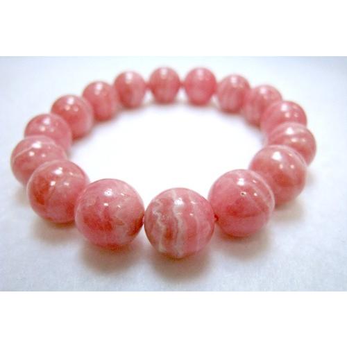 うさこ　高品質アルゼンチン産インカローズ　アメジストブレスレット インカローズ ブレスレット ロードクロサイト アルゼンチン産 10mm