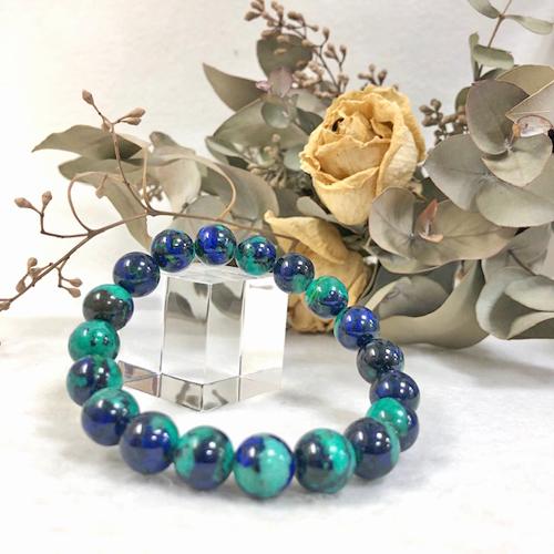 クリソコラインラピスラズリ ブレスレット 天然石
