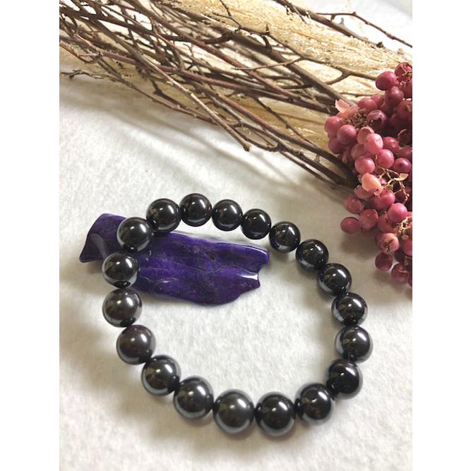 高品質 希少 ブラック スギライト ブレスレット10.5mm 魔除け ヒーリング スギライト ブレスレット ブラックスギライト 約10〜10.5ミリ玉