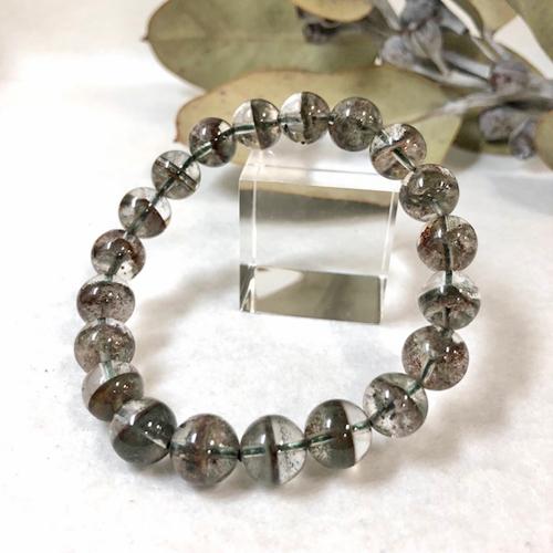 ガーデンクォーツ　ブレスレット　ガーデンクリスタル　ガーデン水晶　天然石　パワーストーン　約10.5〜11.0ミリ玉　庭園水晶　苔入り水晶  :PBR-345:天然石アクセサリーペトラ - 通販 - Yahoo!ショッピング