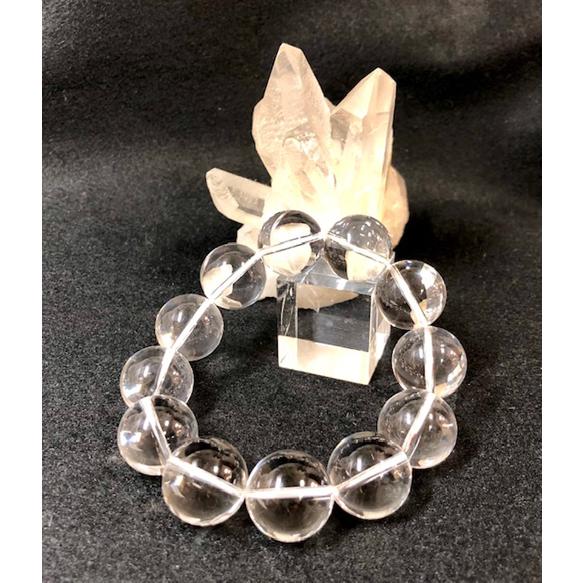 水晶 ブレスレット スパイラルクォーツ 螺旋水晶 クリスタル 本