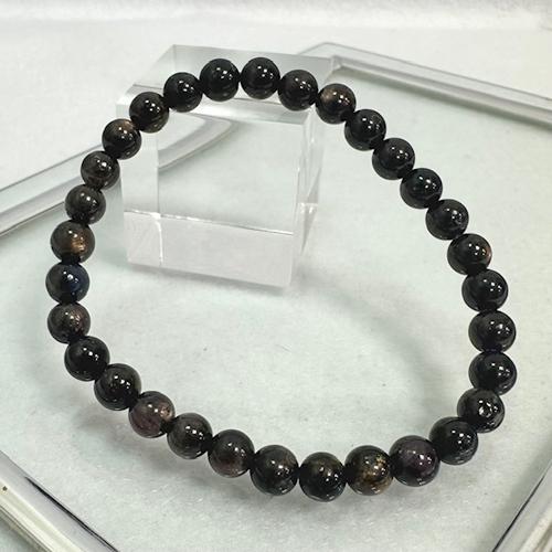 サファイア ブレスレット スターサファイア 約6ミリ 天然石