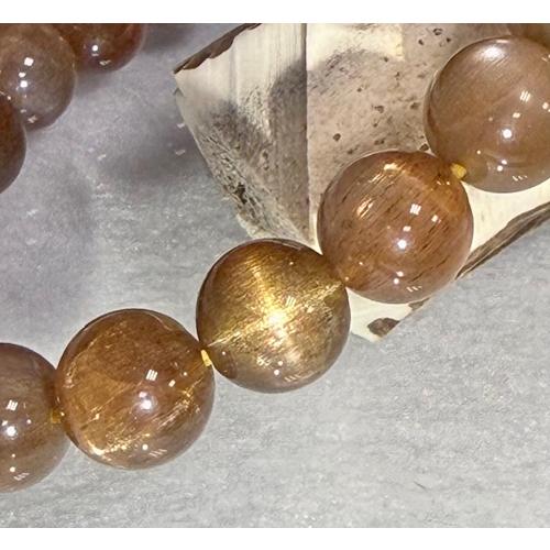 サンストーン ブレスレット キャッツアイサンストーン ゴールデンサンストーン キャッツアイ スターサンストーン 天然石 パワーストーン 約9ミリ |  | 10