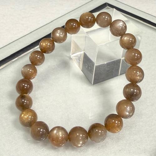 サンストーン ブレスレット キャッツアイサンストーン ゴールデンサンストーン キャッツアイ スターサンストーン 天然石 パワーストーン 約9ミリ |  | 02