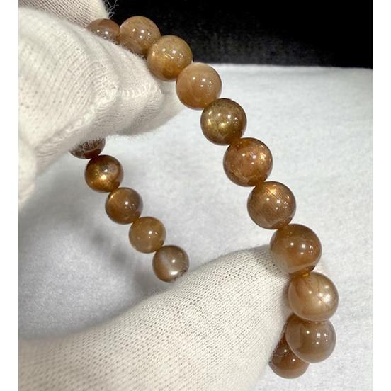 サンストーン ブレスレット キャッツアイサンストーン ゴールデンサンストーン キャッツアイ スターサンストーン 天然石 パワーストーン 約9ミリ |  | 07