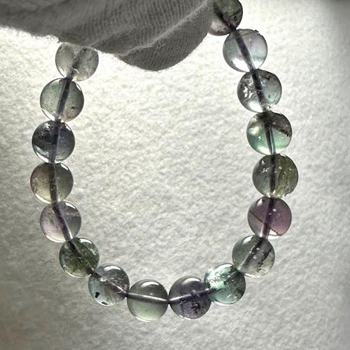 フローライト パイライト 共生鉱 ブレスレット 天然石 パワーストーン