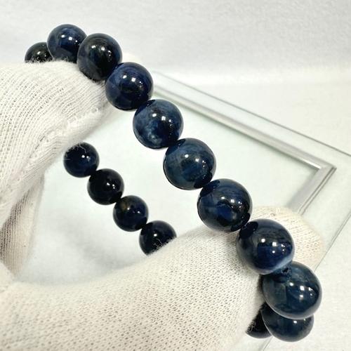 ブルースギライト ブレスレット 約10ミリ スギライト 杉石