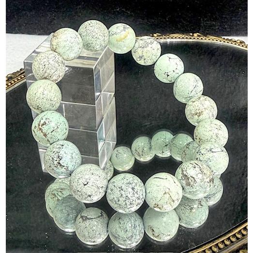 ターコイズ ブレスレット トルコ石 中国 湖北省産 １２月誕生石 天然石 パワーストーン  天然スパイダーウェブターコイズ |  | 03