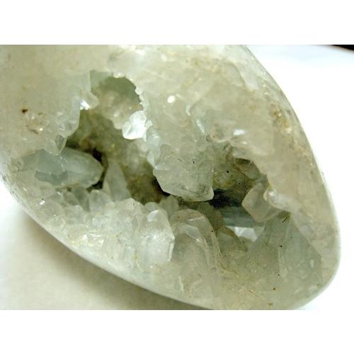 セレスタイト 原石 天然石 パワーストーン 置き石 天青石 卵型 エッグ