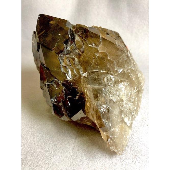 【匿名発送】スカルドゥ産　スモーキー水晶（カテドラル） スモーキーカテドラル・クォーツ ブラックトルマリン パキスタン