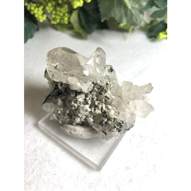 モンブラン産 水晶 原石 クラスター 結晶 天然石 パワーストーン 希少