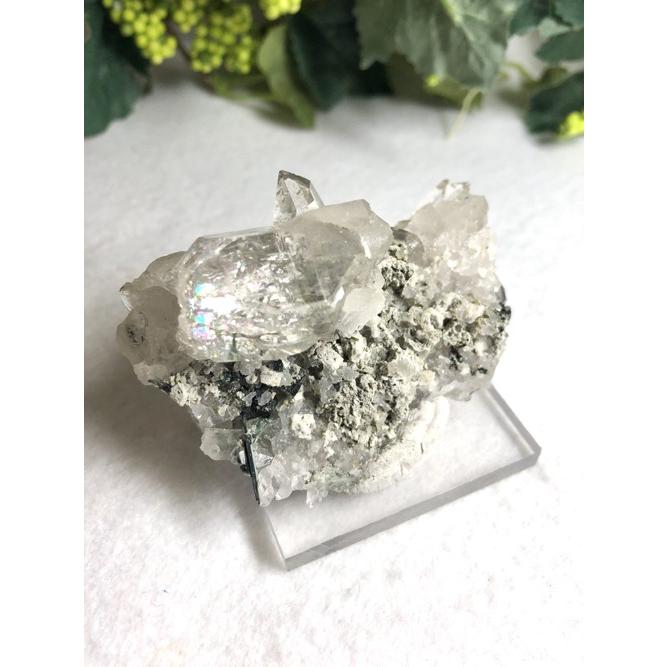 モンブラン産 水晶 原石 クラスター 結晶 天然石 パワーストーン 希少