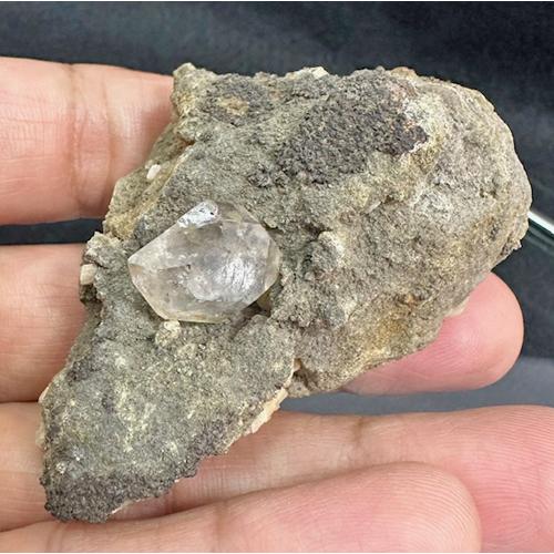 ハーキマー水晶 ハーキマーダイヤモンド 母岩付き 原石 水晶