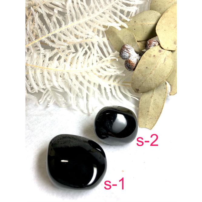 モリオン 黒水晶 タンブル ビッグタンブル 置き石 握り石 天然石