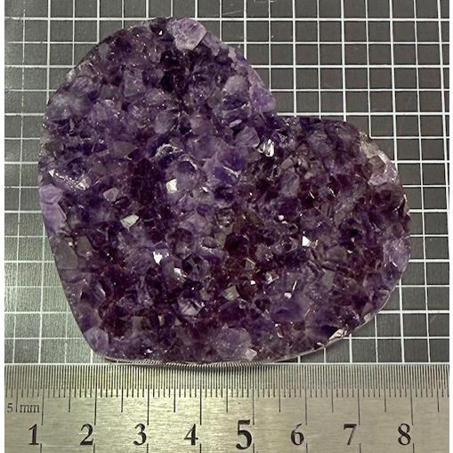 ウルグアイアメジスト クラスター ハート型 原石 ウルグアイ産 アメジスト 天然石 パワーストーン 2月誕生石 紫水晶 きらきら 贈り物 ギフト |  | 05