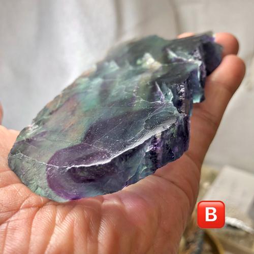 フローライト プレート 原石スライス 天然石 パワーストーン 蛍石