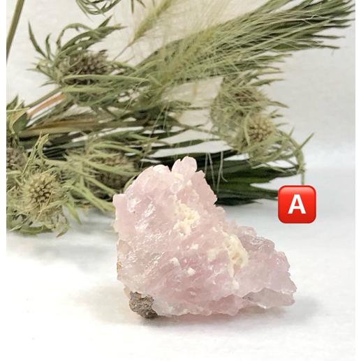 ローズクォーツ 原石 結晶 クラスター 天然石 パワーストーン 可愛い