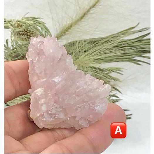 ローズクォーツ 原石 結晶 クラスター 天然石 パワーストーン 可愛い