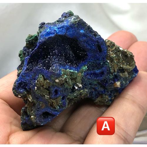 【 新品・未使用 】アリゾナ産　アズライト　アズロマラカイト アズライトマラカイト 約32.5x17x5.5mm 819-17 - IRODORI STONE