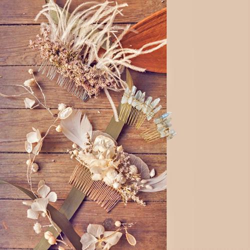 水晶 ヘアアクセサリー 氷柱水晶 結晶 ヘアコーム 銀色　5本足  ナチュラル 磨き 天然石　パワーストーン 氷柱カット 氷柱クリスタル 結婚式 成人式 |  | 09