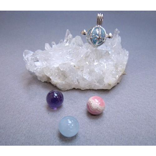 アクアオーラ 天然石 パワーストーン 10ミリ（1センチ） 穴なし