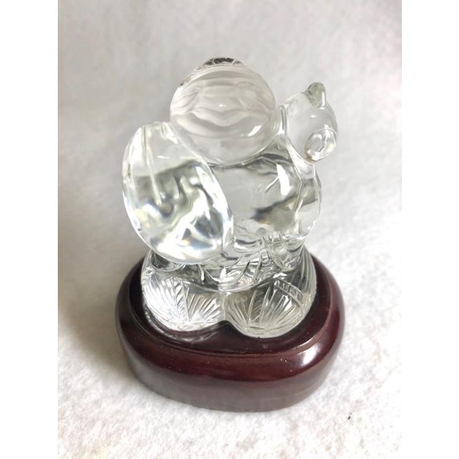 大黒様 水晶 大黒さん 天然石 パワーストーン ロッククリスタル 加工品