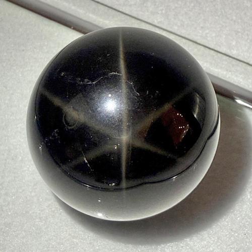 モリオン黒水晶魔除け丸玉1,350g(購入者特典ありがとう) モリオン 黒水晶 丸玉 スフィア スターモリオン 約42ミリ