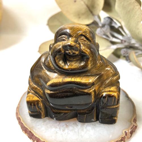 超美品　ラブラドライト　布袋様　天然石　風水　鉱物　パワーストーン　七福神　金運 タイガーアイ 布袋 布袋尊 布袋様 七福神 虎目石 天然石