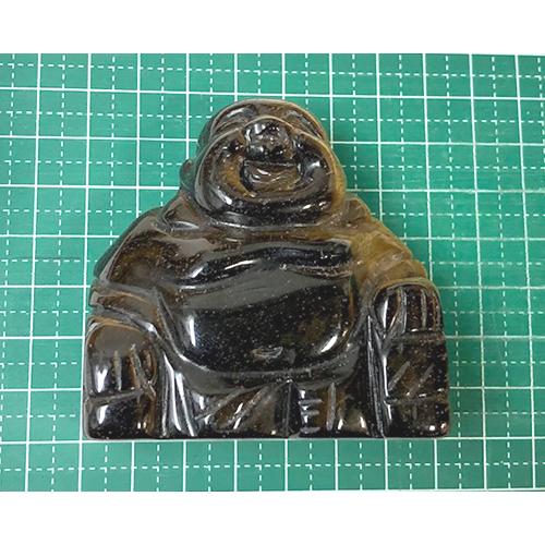 タイガーアイ 布袋 布袋尊 布袋様 七福神 虎目石 天然石