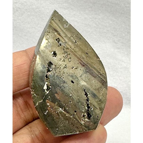 パイライト 原石 ひねり ポイント 天然石 パワーストーン 黄鉄鉱 金色