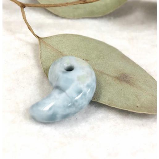 ラリマー 勾玉 S まがたま ペンダントトップ 天然石 パワーストーン 3