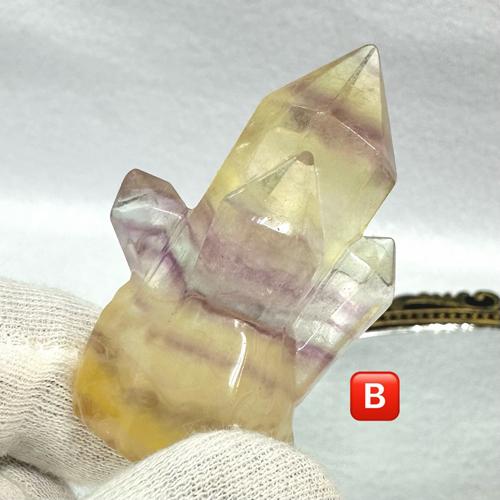 特売❣️天然石フローライトの鳥と花　置物　彫物NO.070507 特売❣️天然石フローライトの鳥と花 置物 彫物NO.070507