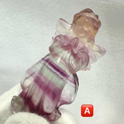 フローライト 天使 エンジェル 天然石 パワーストーン 蛍石 マルチ