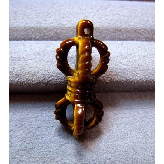 タイガーアイ　五鈷杵 petora_ppt-153