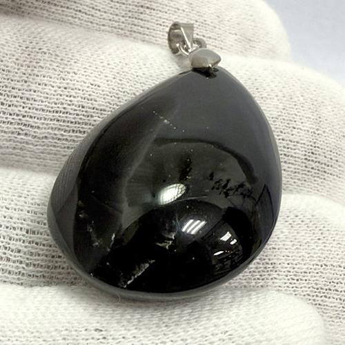 モリオン 黒水晶 ペンダントトップ 天然石 パワーストーン 魔除け