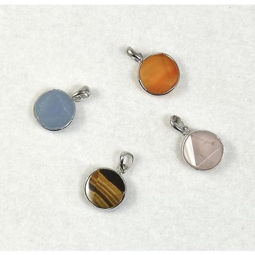 タイガーアイ エンジェライト ローズクォーツ カーネリアン ペンダントトップ チェーン付き 天然石 パワーストーン 六芒星 ヘキサゴン ダビデ シルバー 特価 |  | 05