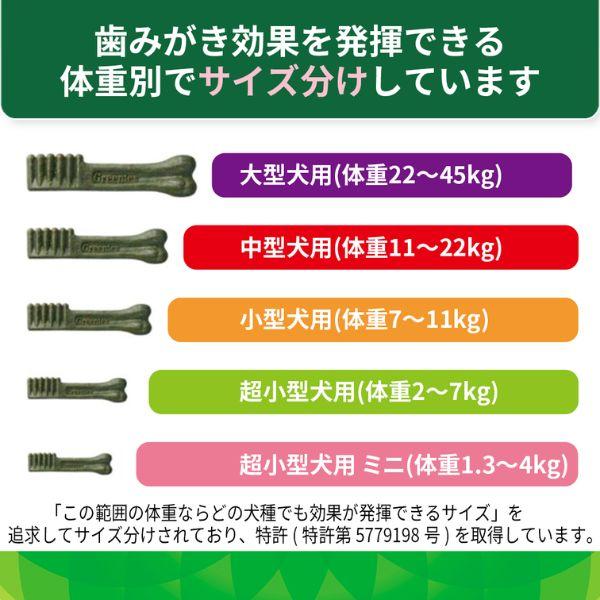 グリニーズ プラス 成犬用 超小型犬用 ミニ 1.3〜4kg 90本入り