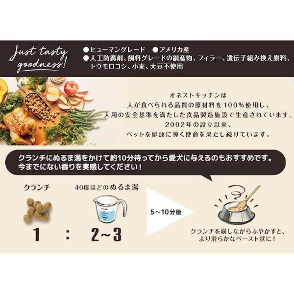 オネストキッチン クランチ グレインフリー ターキー 2.27kg